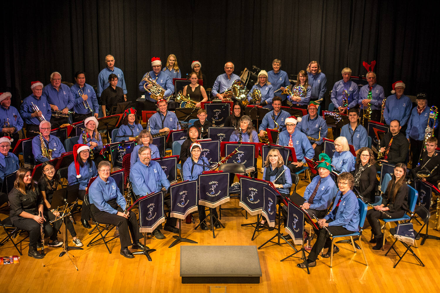 Proceeds from the Sidney Concert Band’s annual Christmas show supports SD63 band programs. Organizers are encouraging an individual donation of $10 for the show scheduled for Dec. 13 at Sidney’s SHOAL Centre. (Photo courtesy of Nicola Hestnes)