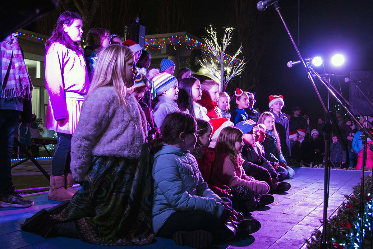 The City of Colwood is hosting a free holiday concert Friday evening (Dec. 10) at Meadow Park, featuring choirs from Sangster Elementary School. (Photo courtesy of the City of Colwood)