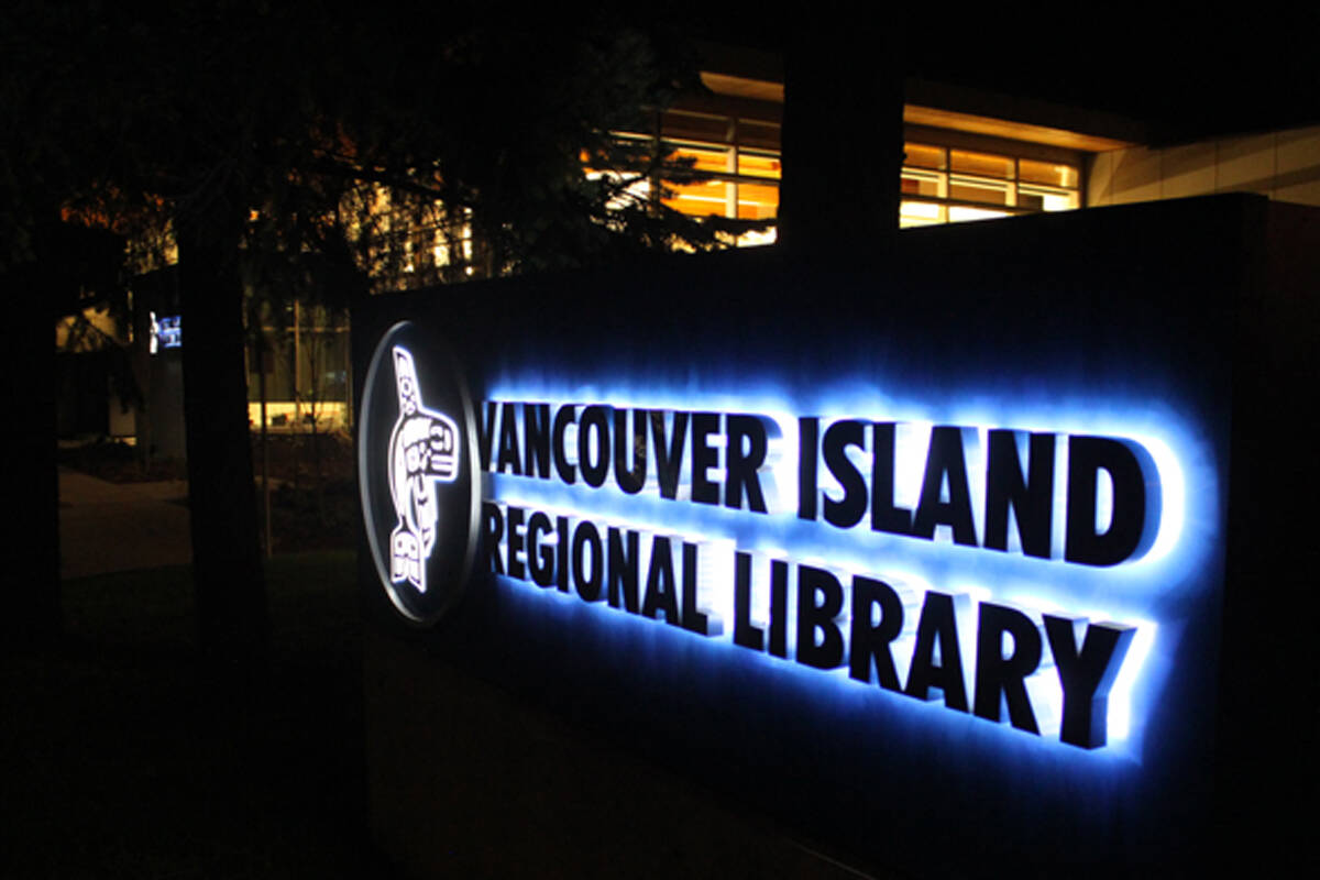 The Vancouver Island Regional Library is the fifth largest library system in British Columbia and serves a population of more than 450,000. File photo