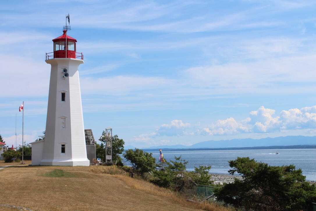 The Cape Mudge lighthouse at the southern tip of Quadra Island, opposite Campbell River. (John McKinley file)