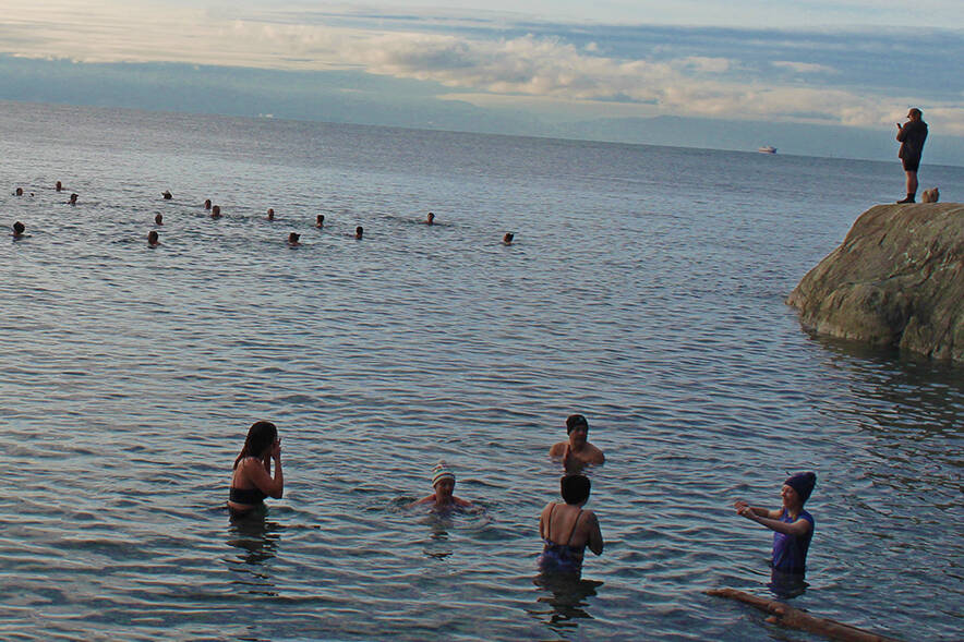 Coldwater swimming is becoming a popular practice as many find that it benefits their state of mind. (Megan Atkins-Baker/News Staff)