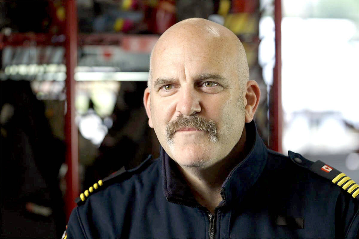Central Saanich Fire Chief Kenn Mount urges the public to pay additional attention over Christmas and December generally in light of various challenges such as weather and other potential causes of fire such as fires related to Christmas cooking and chimney fires. (Photo by Tyler Cave Productions)