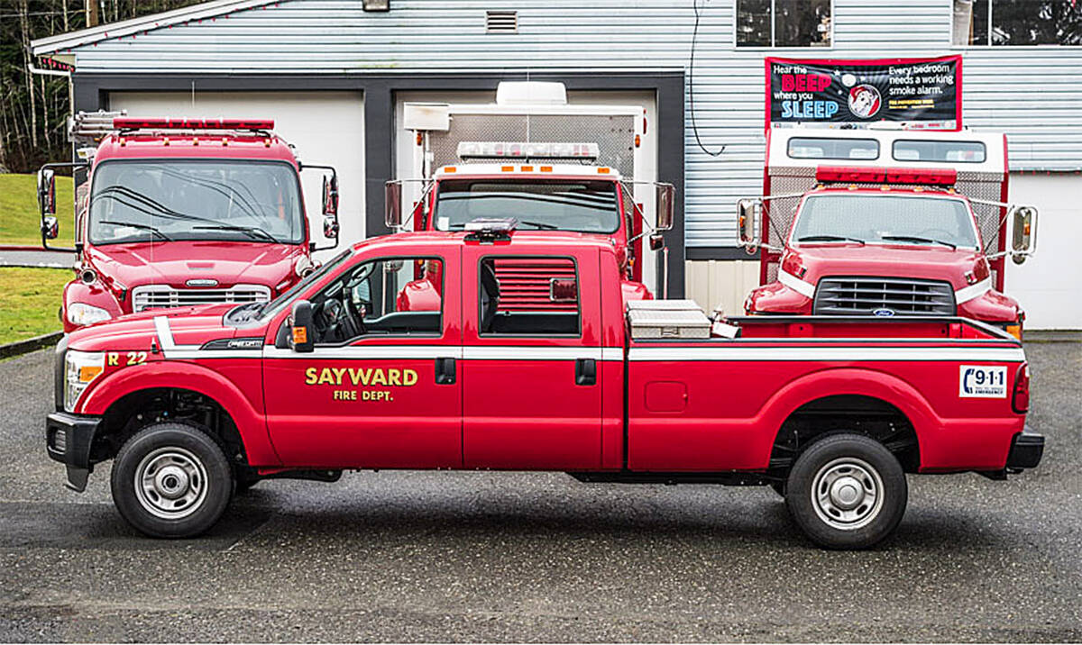 A recent road rescue has pointed to the need for more Sayward Fire Department volunteers. Photo, Screenshot