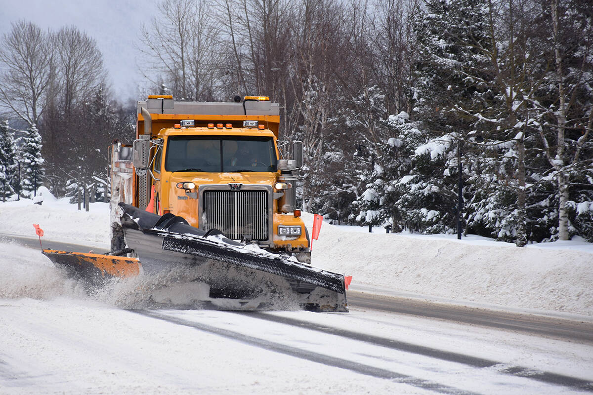 Winter road maintenance in Saanich is budgeted, and certain routes are prioritized in the wake of hazardous conditions. (Black Press Media file photo)