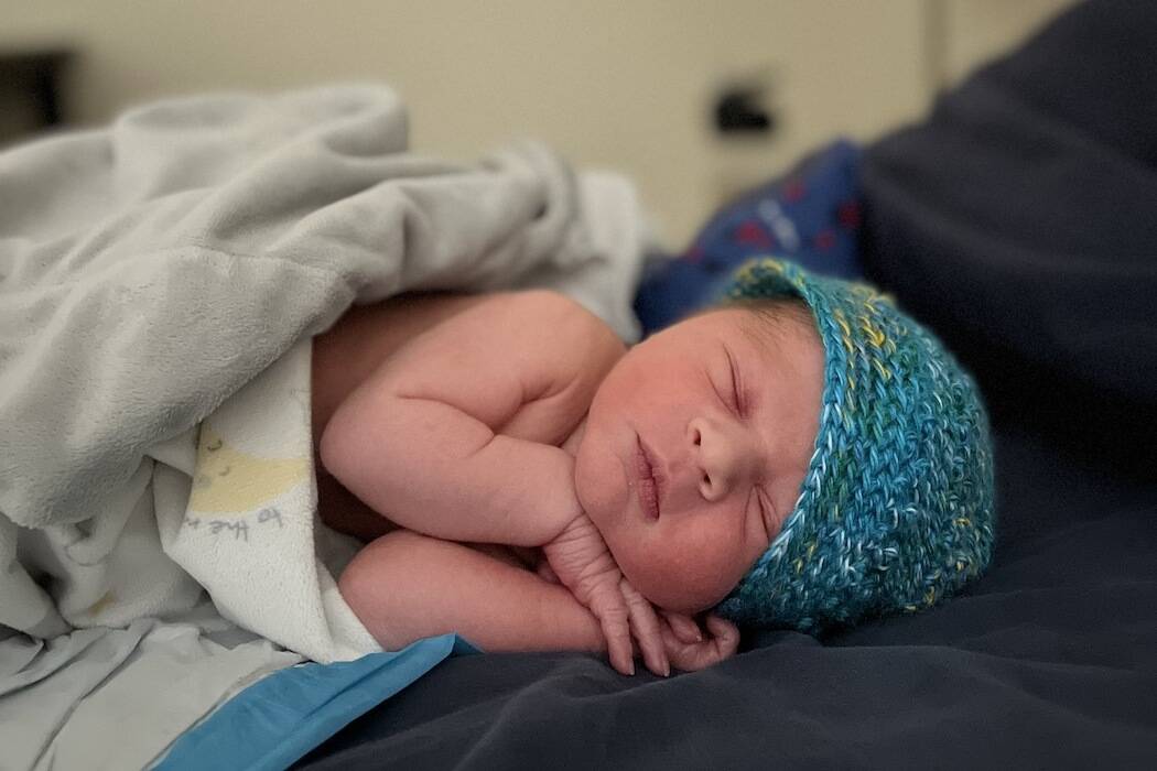 New Years baby, Lowen Thornton-Clark, was born at 3:10 a.m. on Jan. 2 and weighed in at 6 pounds and 5 ounces and was 50 cm (19.7 inches) long(Submitted by Ryan Clark)
