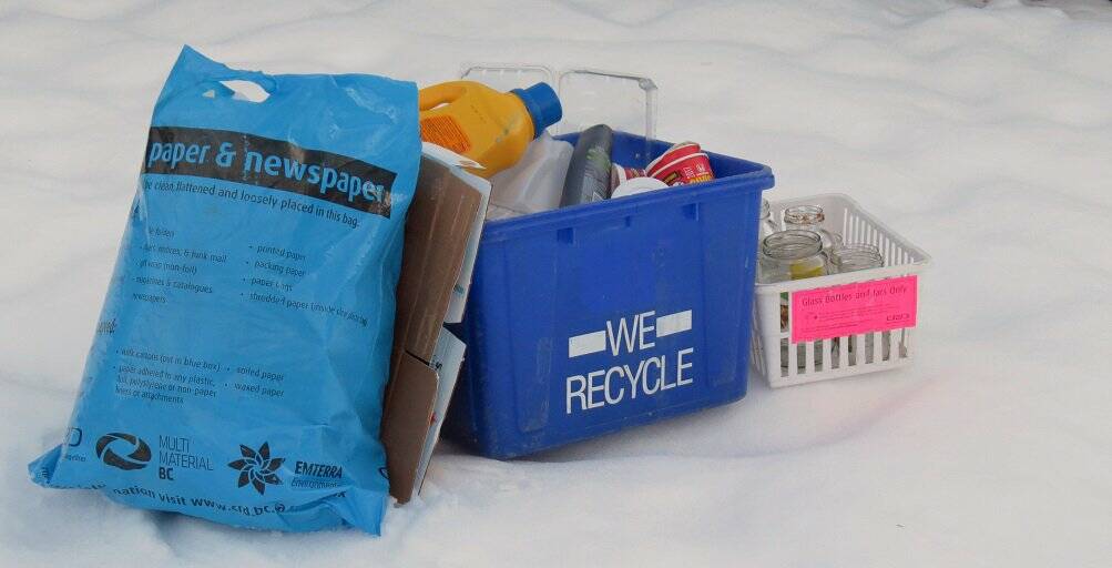 Recycling collection is sporadic this winter thanks to weather impacts across the Capital Regional District. (Twitter/CRD)