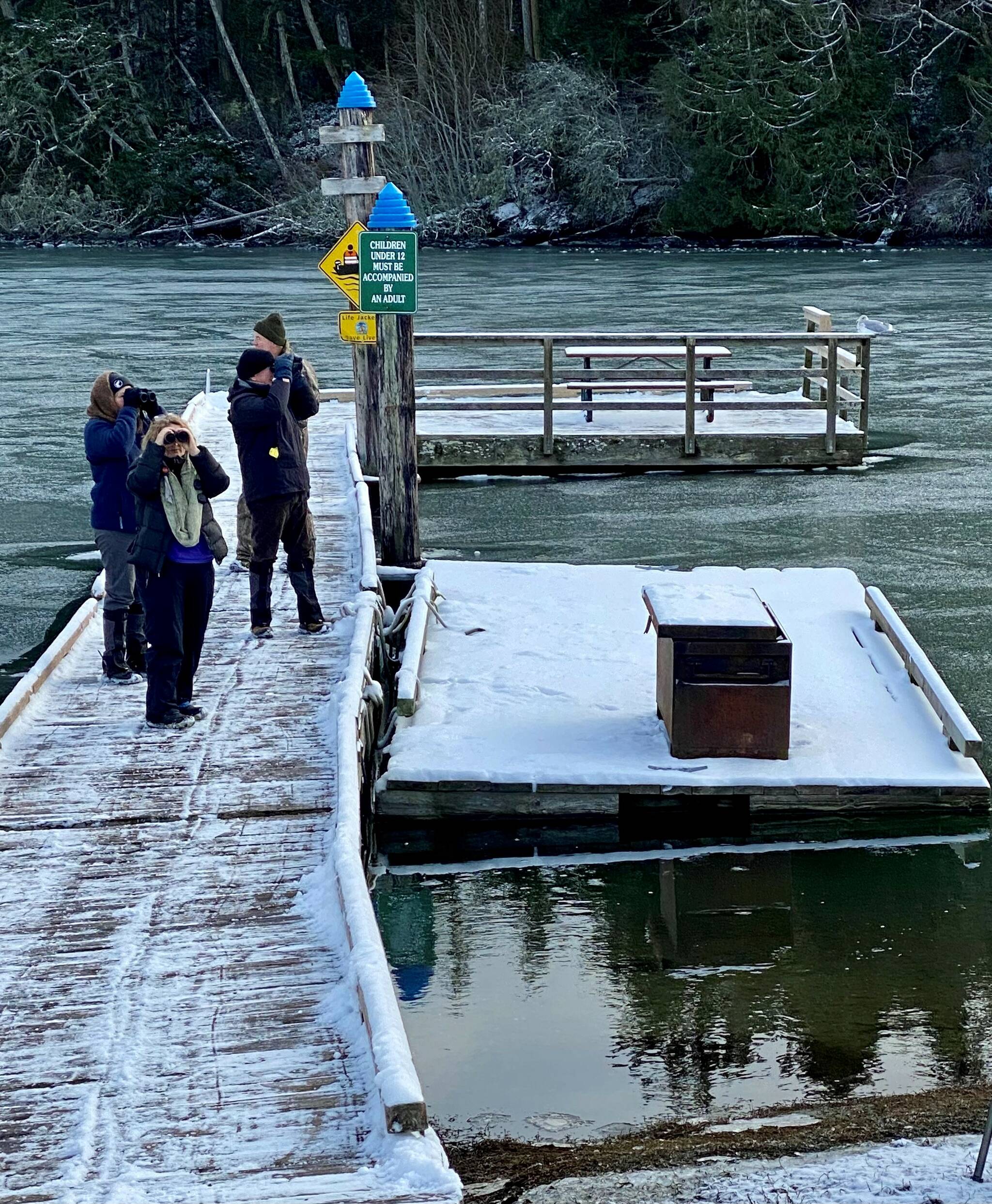 Volunteers braved the cold weather on Dec. 27 to take part in the annual Sooke Christmas Bird Count. (Contributed - Mark Byrne)