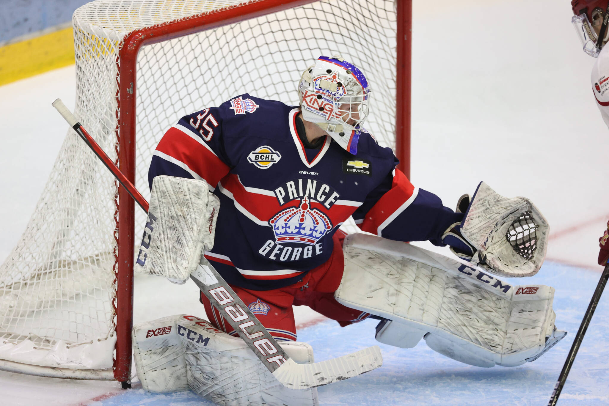 Aaron Trotter in action for the Prince George Spruce Kings in B.C. Hockey League play. (Courtesy of Michael Trotter)