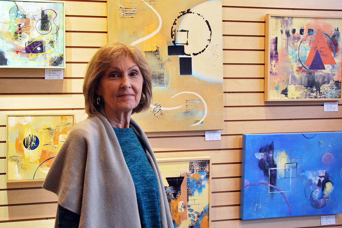 Qualicum Beach artist Jan Byers presents Abstracted at Art 10 Gallery until the end of January. (Josef Jacobson/News Bulletin)