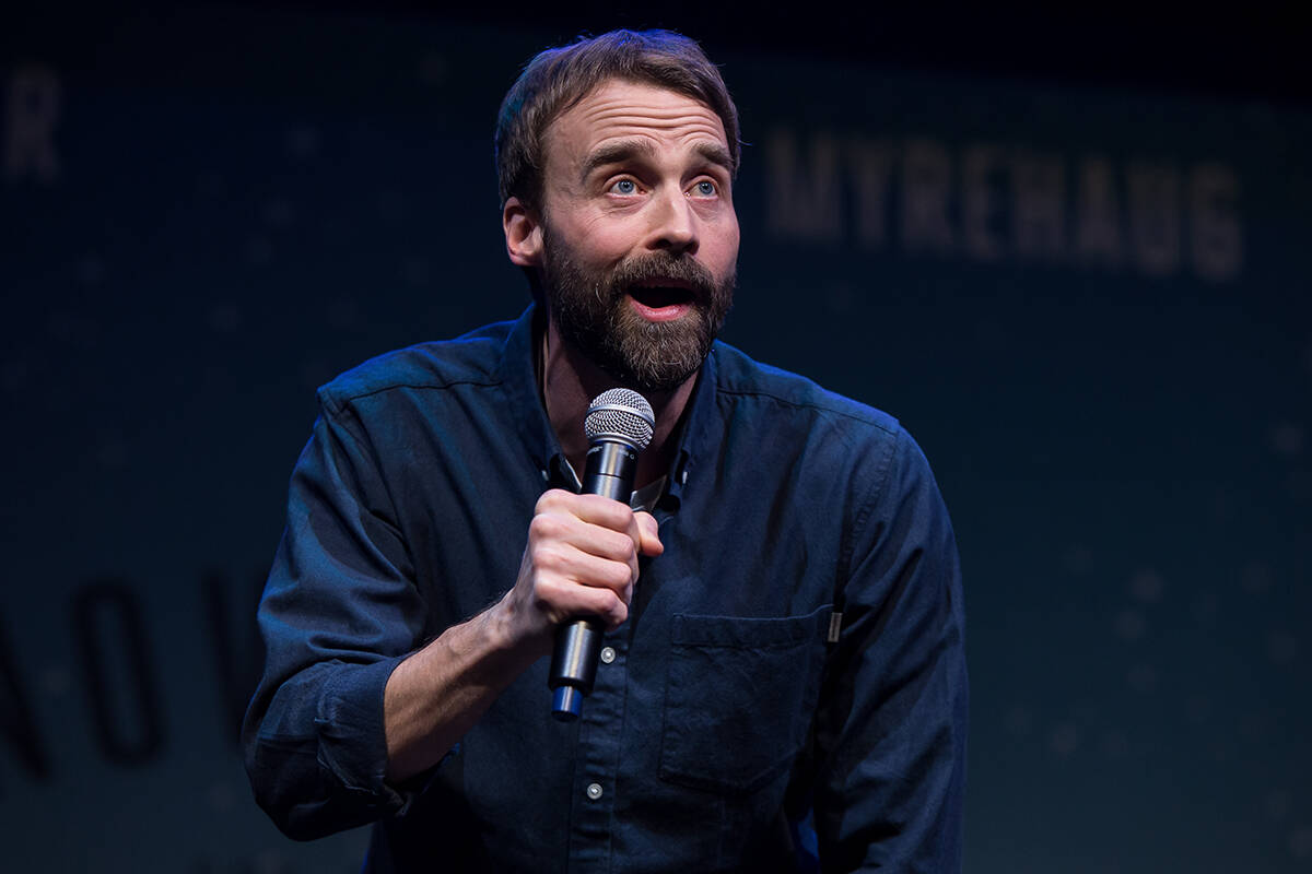 Paul Myrehaug is one of four comics performing at the Port Theatre as part of the Snowed-In Comedy Tour. (Photo courtesy Colin Smith)