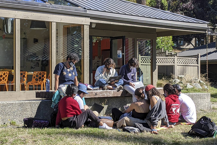 Pearson College students are currently attending classes remotely while on campus in Metchosin. An assessment for the possible return of in-person class will be made Jan. 24. (Courtesy of Pearson College)