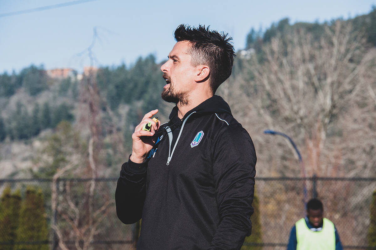 Victoria’s Pacific FC has promoted James Merriman as head coach of the Canadian Premier League club. (Photo courtesy Pacific FC)