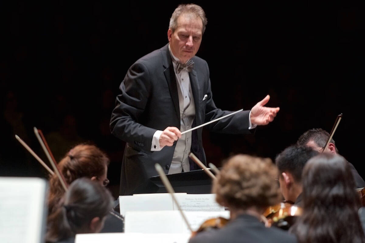 Vancouver Island Symphony artistic director Pierre Simard is stepping down at the end of the 2021-22 season. (Photo courtesy Dirk Heydemann)