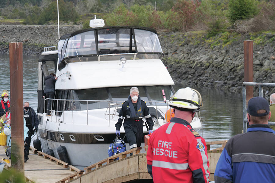 One person is dead after a scuba diving accident in Ladysmith. (Photo by Tyler Hay)
