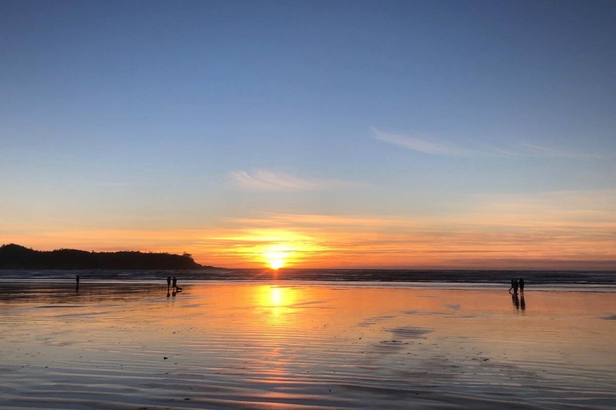 A winter sunset in Tofino and the traditional territory of the Tla-o-qui-aht First Nation. (Westerly File photo)