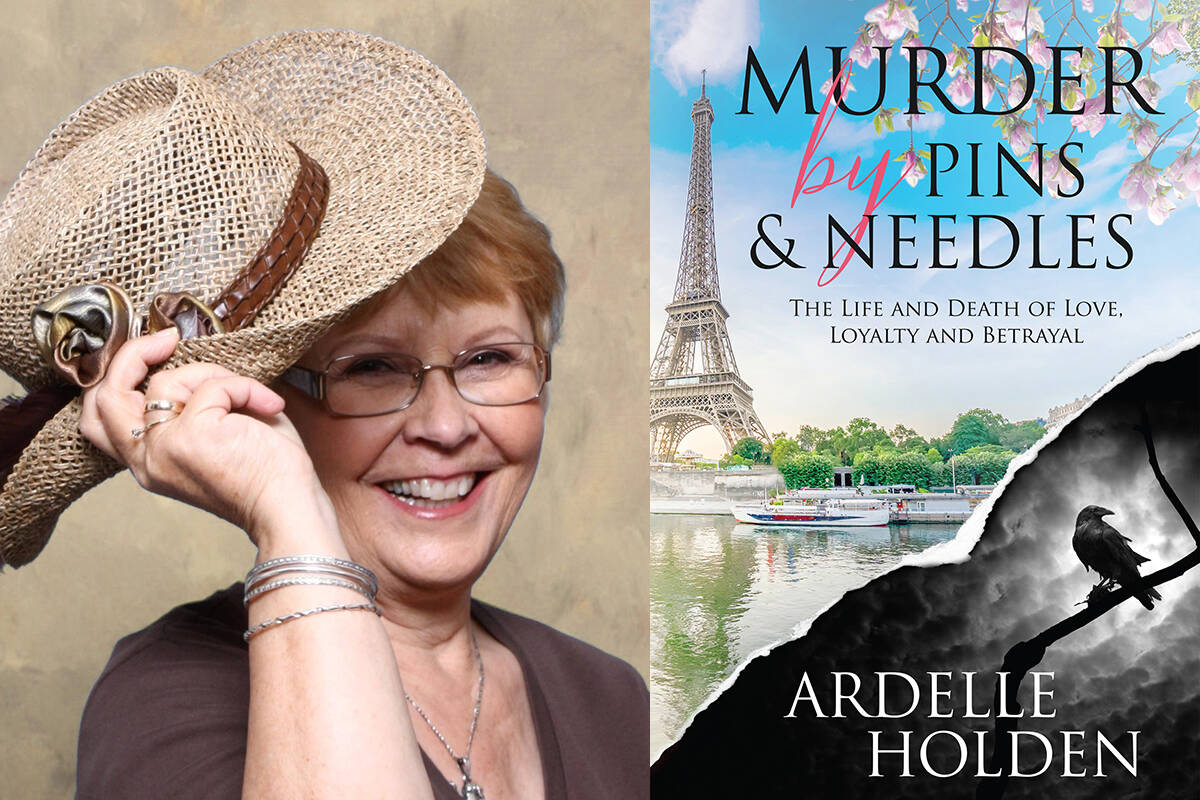 Nanaimo crime writer Ardelle Holden concludes her three-book series with ‘Murder by Pins and Needles.’ (Photo submitted)