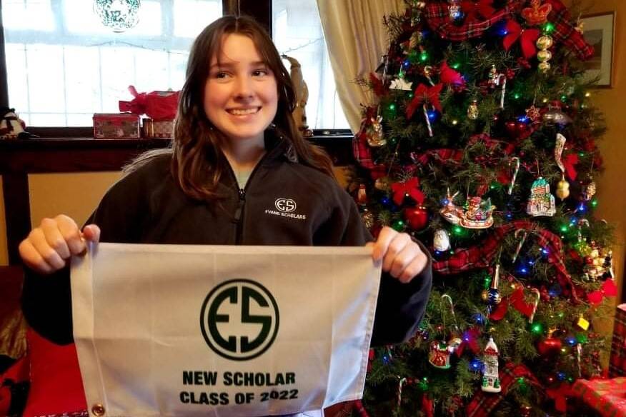 Victoria Golf Club caddie Holly Stewart is set for college after learning at Christmas she’d earned the prestigious Evans Scholarship. (Courtesy Holly Stewart)