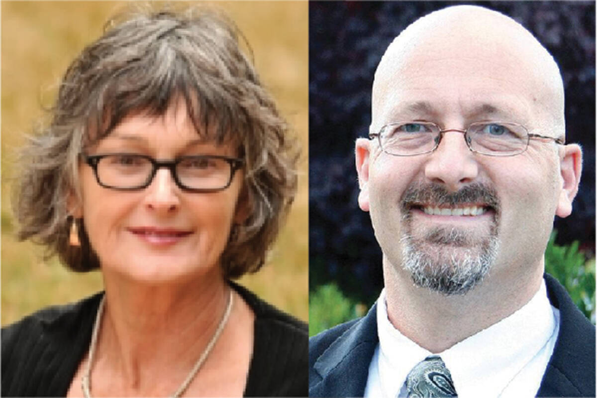 Greater Victoria School District trustees Diane McNally and Rob Paynter have been censured by the board and suspended from their duties until October for misconduct relating to bullying and harassment complaints. (Black Press Media file photo)