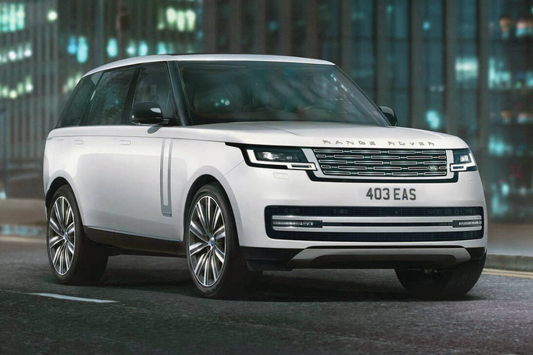 The new Land Rover Range Rover has an incredibly smooth body and a base turbocharged six-cylinder engine with 48-volt electric assist. PHOTO: LAND ROVER