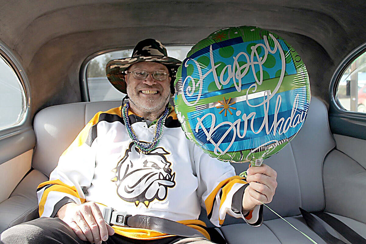 Popular Parksville figure Flyin’ Phil St. Luke celebrates his 70th birthday this week. (PQB News file photo)