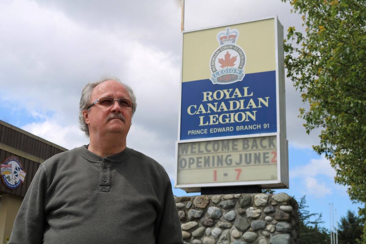 Norm Scott, president of Royal Canadian Legion Branch 91 in Langford. (Black Press Media file photo)