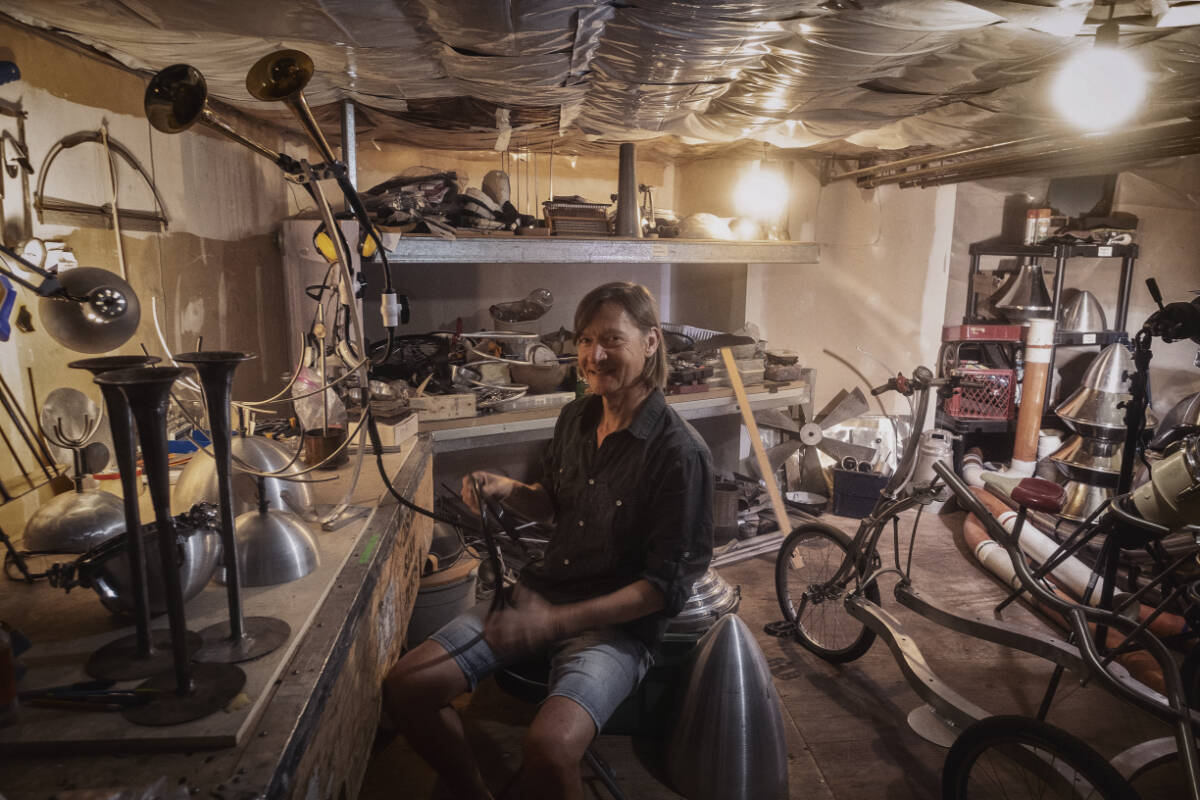 Out of the Fire features the stunning artistry of photographers Dale Roth and Michele Ramberg and features Oak Bay artist Gregory Kozak. (Photo by Roth and Ramberg)