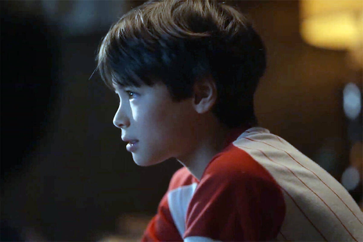 Musashi Baillie, plays a younger Brian McKeever, who is a Canadian Paralympian cross-country skier. (Screenshot/Special to The News)