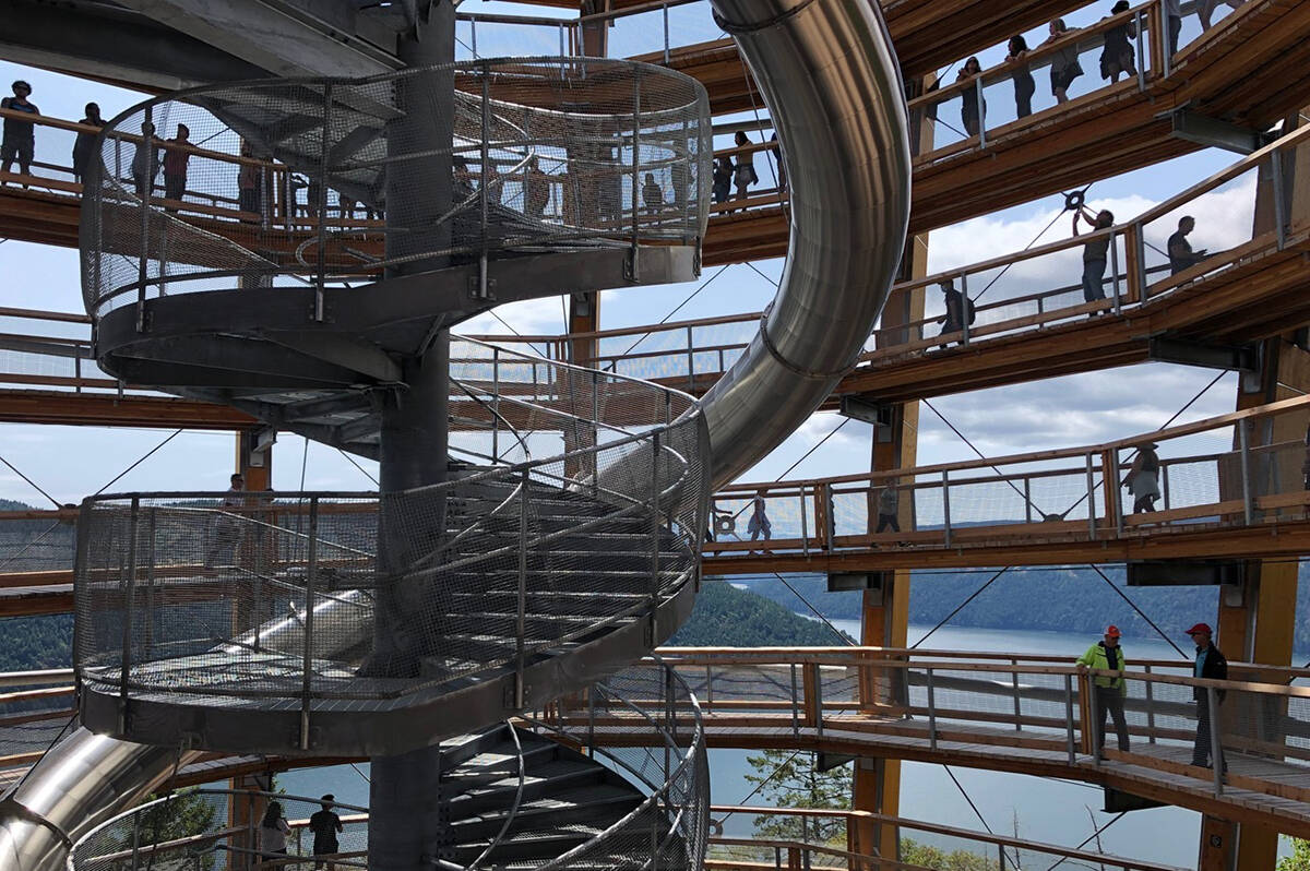 The Malahat Skywalk will host numerous events over the Christmas season. (John McKinley/Black Press)