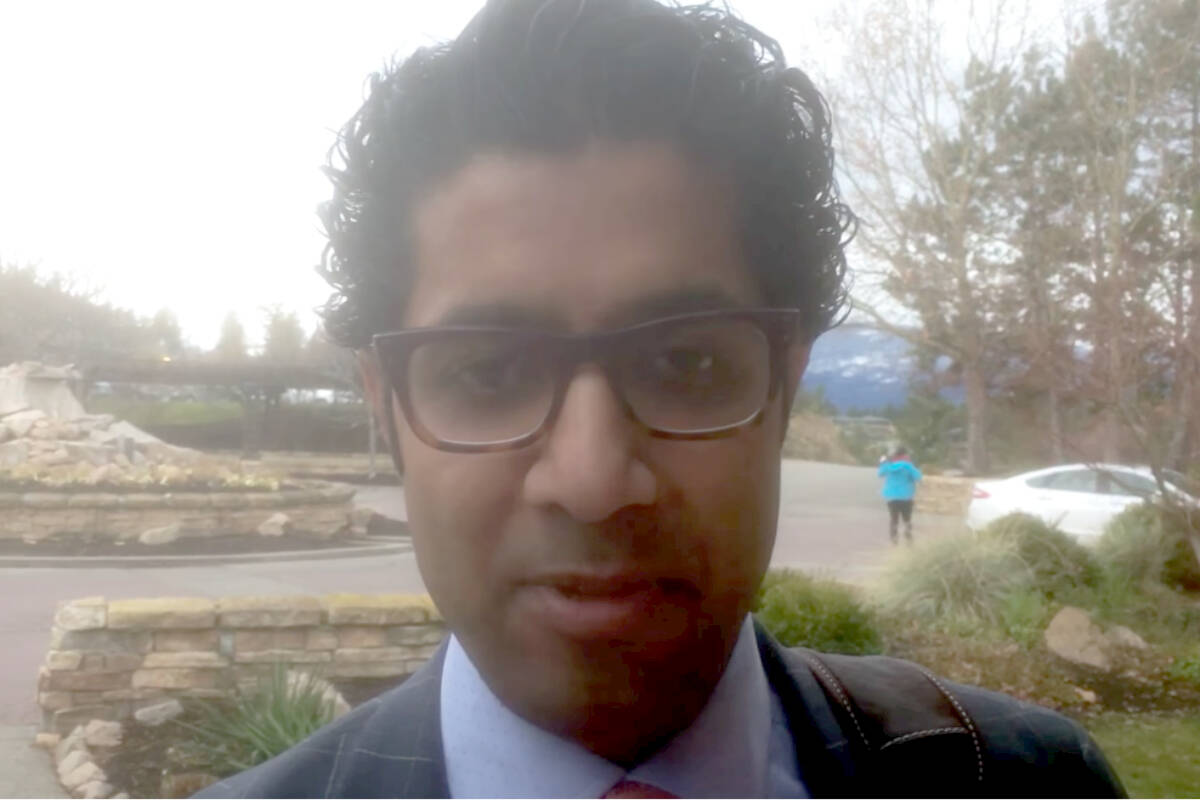 Vivek Sharma, CEO of Fairmont Hot Springs Resort. (TIABC/YouTube)