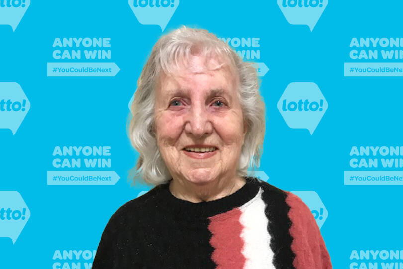 Joan Hughes of Sooke plans to save her winnings from a lottery scratch ticket. (Courtesy BCLC)