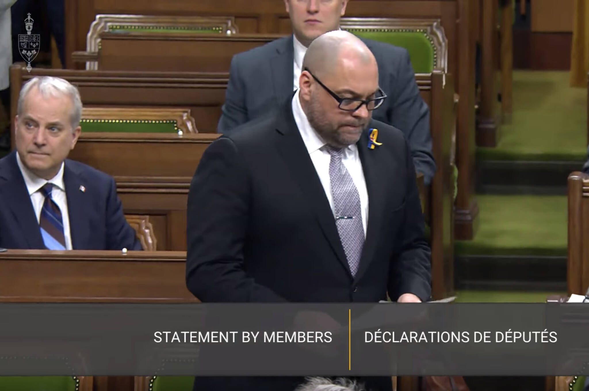 Cariboo—Prince George MP Todd Doherty in Parliament on Monday, March 21. (CPAC footage)