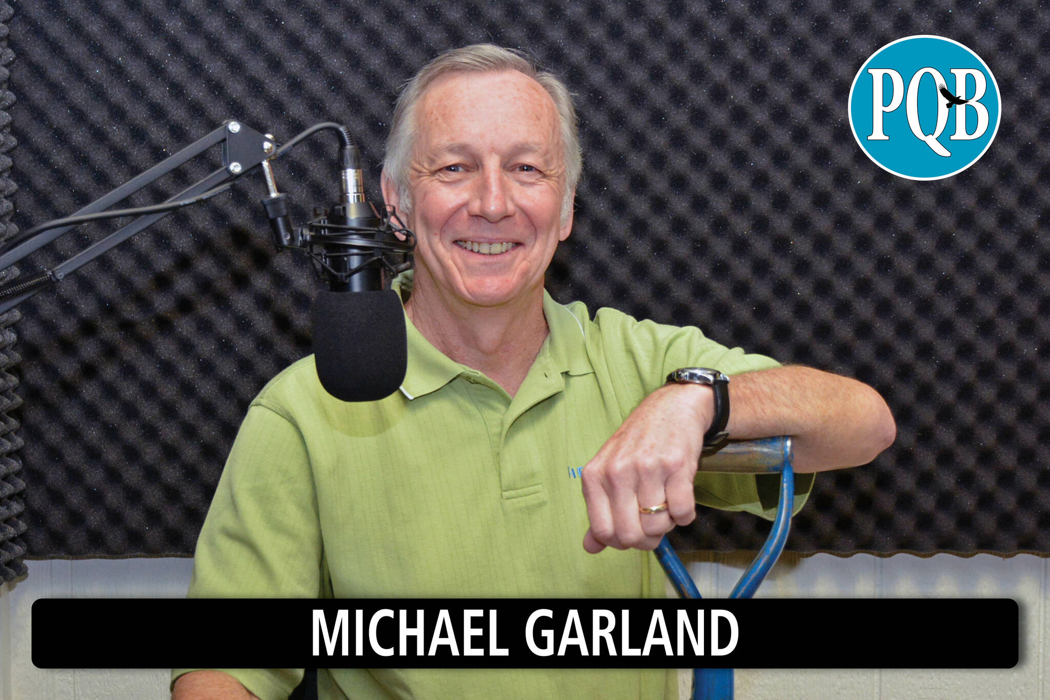 Michael Garland visits the PQB News/VI Daily studios. (PQB News file photo)
