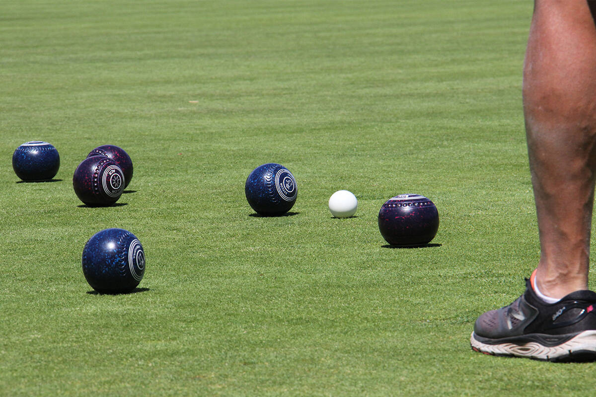 The Oak Bay Lawn Bowling Club hosts Saturday open houses throughout April. (Christine van Reeuwyk/News Staff)