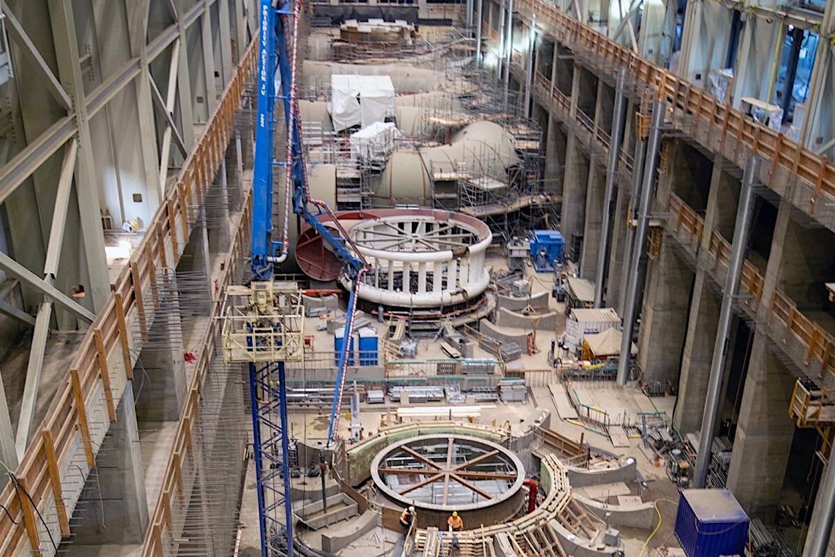 The Site C Dam project has seen two major outbreaks of COVID-19. (B.C. Hydro photo)