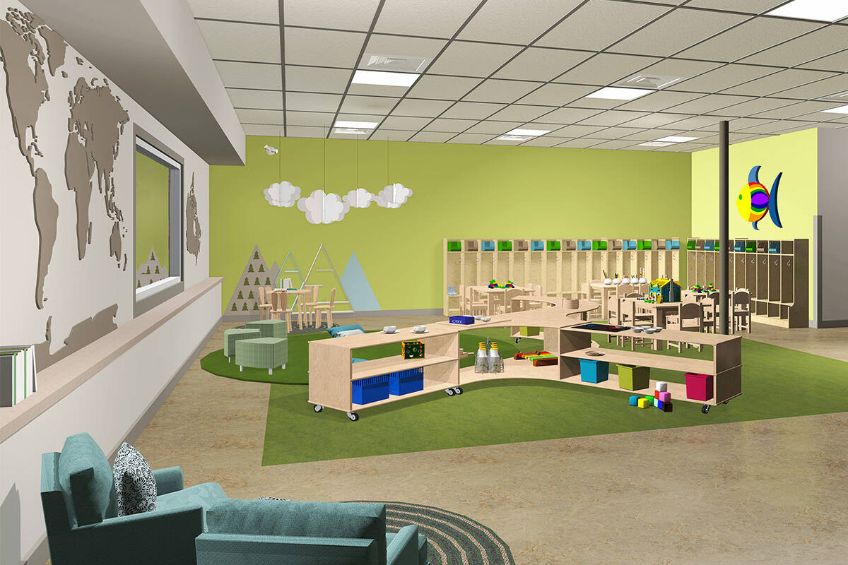 West Shore Parks and Recreation is putting out a call for Highlands artists to create artwork for its new Juan de Fuca Childcare Centre. (Courtesy West Shore Parks and Recreation)