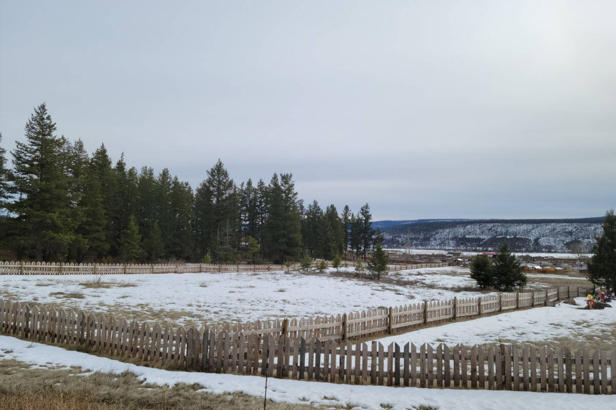 The cemetery at Tl’etinqox First Nation will be part of an investigation into an historic hospital fire in the community that claimed the lives of 12 children ranging in ages of babies to 10 years old. (Photo submitted)