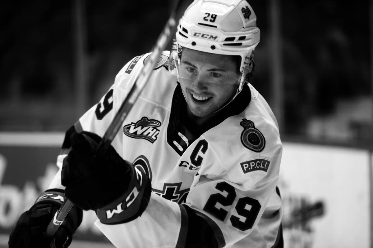 Logan Nijhoff has served as captain of the WHL’s Regina Pats the last two seasons. Photo by Keith Hershmiller/Regina Pats