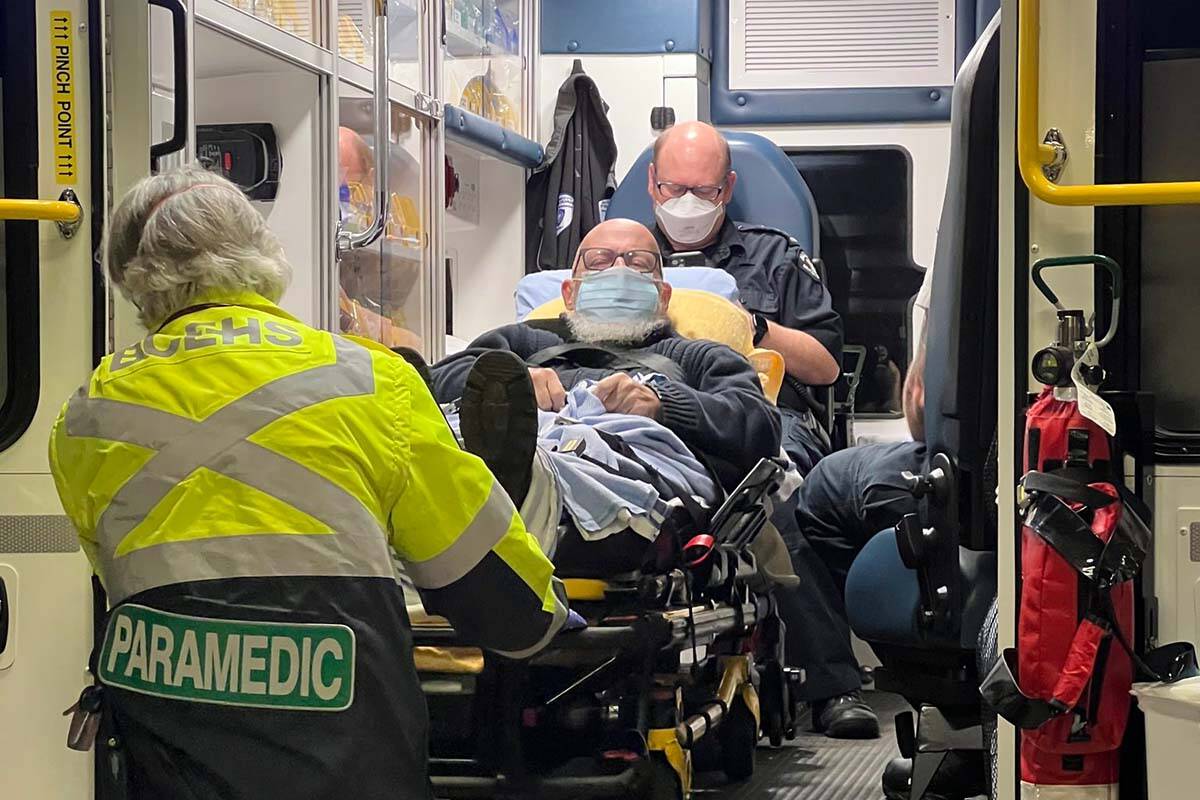 Old-growth logging protestor Howard Breen says he was taken to hospital Sunday (April 24), on the 24th day of his hunger strike. (Courtesy of Save Old Growth)