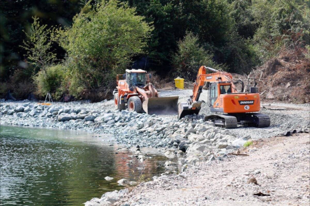 More than 4,100 truckloads of gravel were removed from the Koksilah and Cowichan rivers last year. (Citizen file)