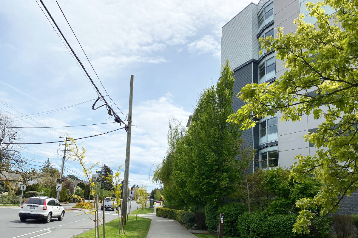 Saanich council approved an interim building height policy May 9 that allows for six- or even 12-storey development proposals to be considered under certain circumstances, where no current zoning allows for such heights. (Don Descoteau/News Staff)