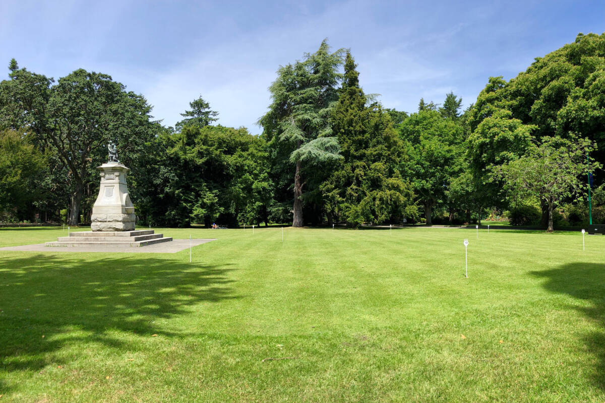 The City of Victoria has announced the putting green at Beacon Hill Park has officially opened for the summer season. (Photo Courtesy of City of Victoria/Twitter)