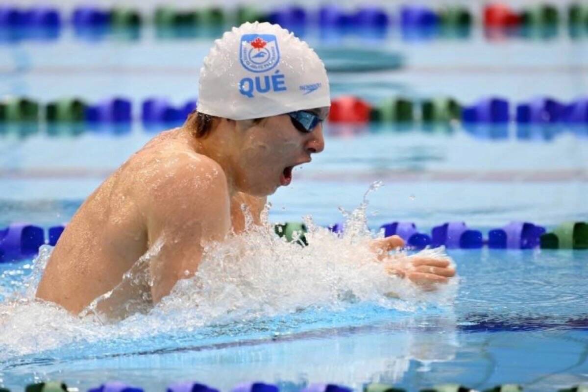 Parksville para-swimmer Nicholas Bennett will compete at the 2022 Commonwealth Games in England. (Swimming Canada Facebook photo)