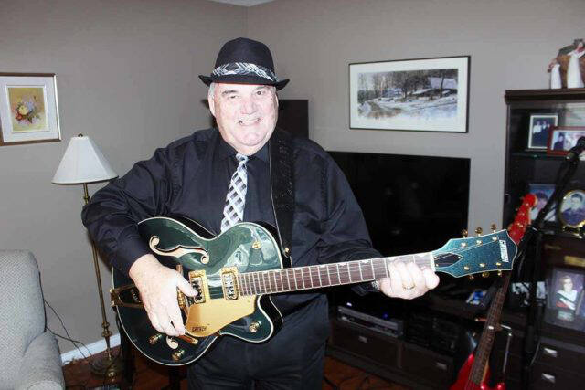 Bob Johns is known for his musical flair. (File photo by Don Bodger)