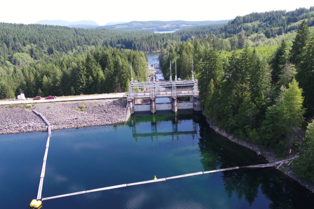 Strathcona Dam. BC Hydro photo