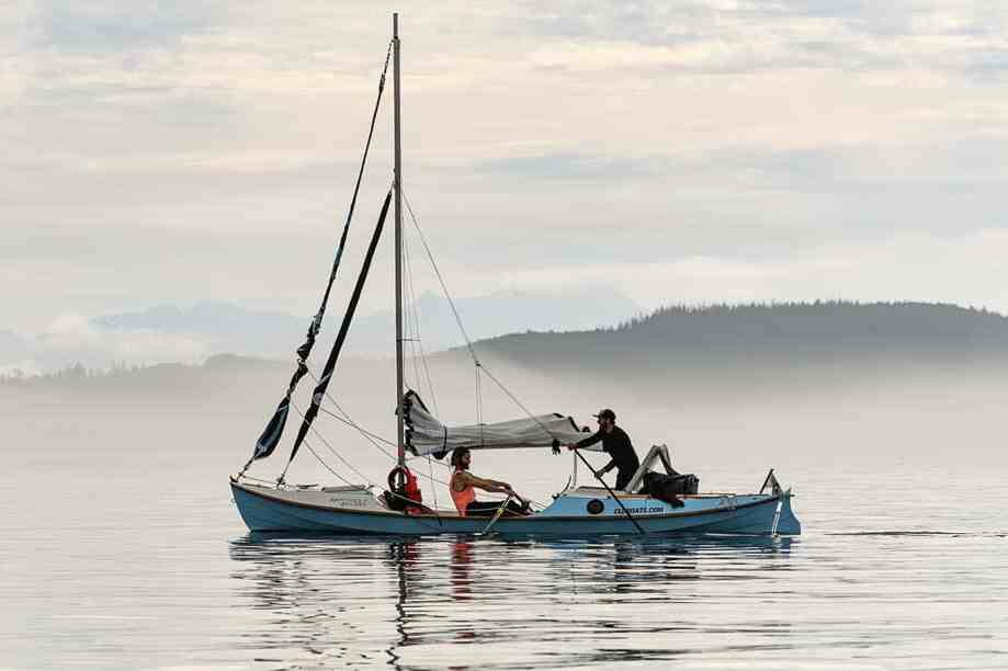Team Wee Free Men in the 2019 Race To Alaska (Photo by Drew Malcolm/Race to Alaska)
