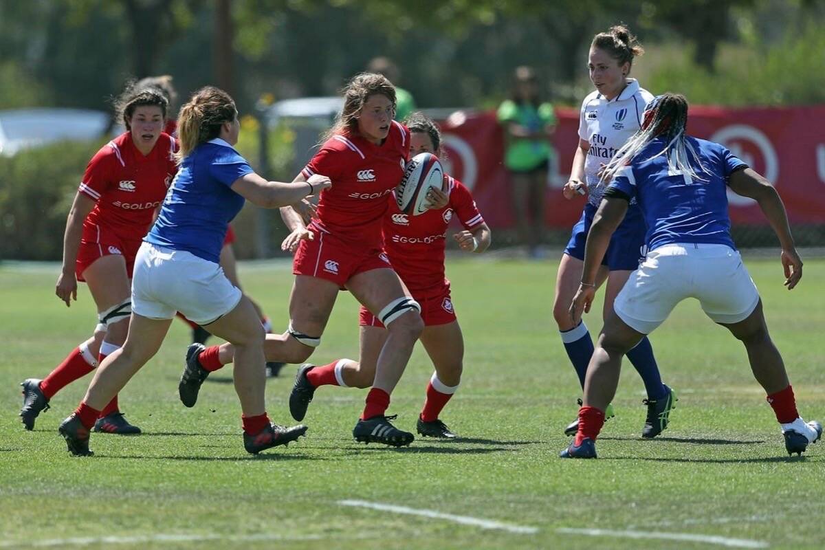 Sophie de Goede starred as Canada beat the U.S. in her first game as captain. (Photo by THE CANADIAN PRESS)