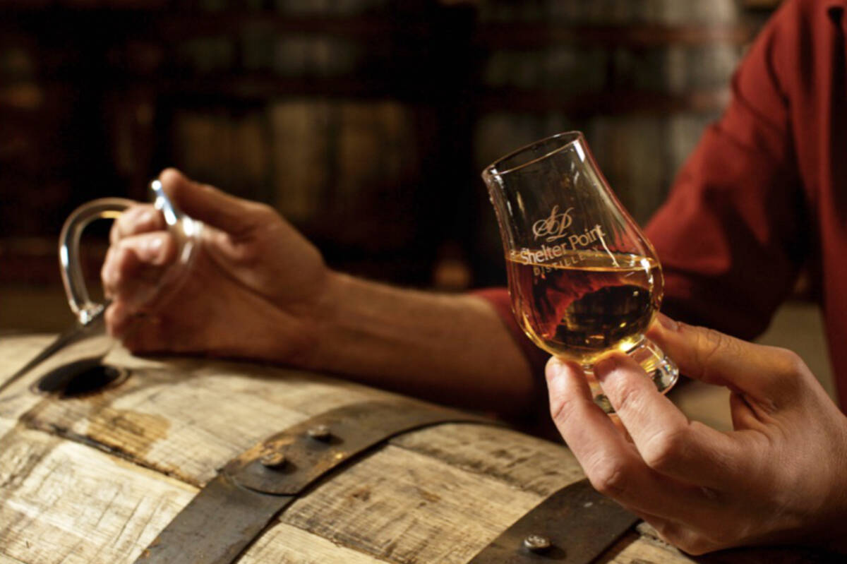 Shelter Point is offering free tastings of its award-winning whiskies for Father’s Day weekend. Contributed photo