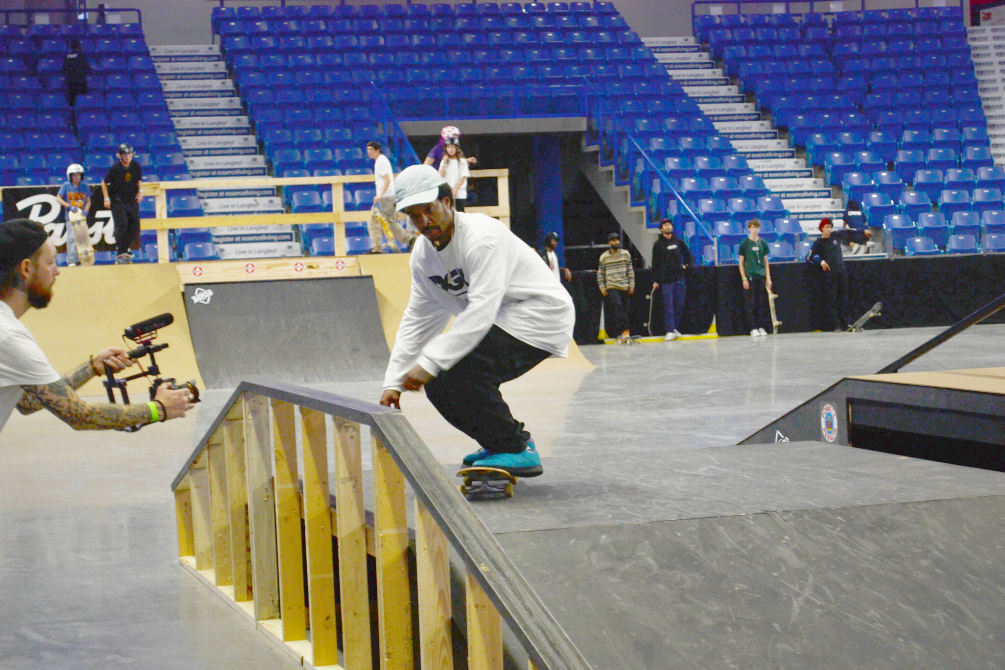 The 7 Generations Cup is a skateboarding competition that started on Friday, June 10. The ticketed event is scheduled to run until Sunday, June 12 at Langley Events Centre, and is open to the public. (Tanmay Ahluwalia/Langley Advance Times)