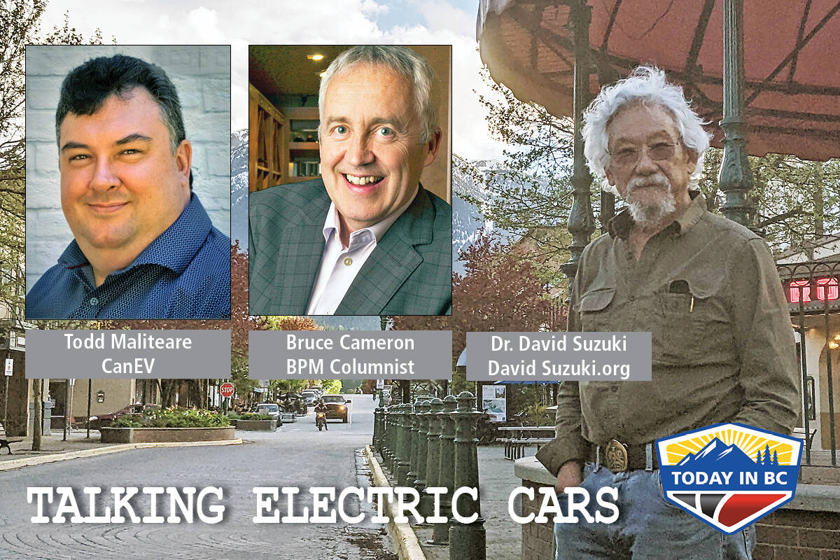 Todd Maliteare, Bruce Cameron and Dr. David Suzuki. (Submitted/file photos)