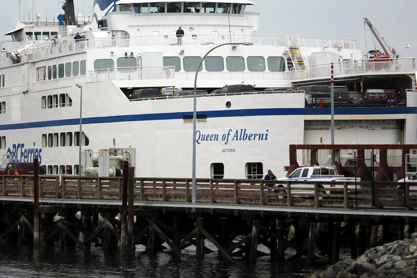 Commercial vehicles travelling via the Queen of Alberni will be offered fare savings until Oct. 12, says BC Ferries. (News Bulletin file photo)